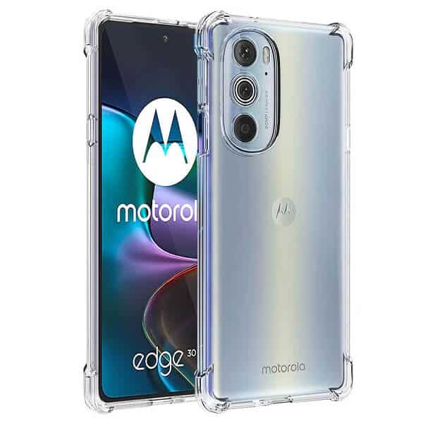 Motorola Moto Edge 30 5G Clear Case Shockproof Heavy Duty Gel Air Cushion Cover Motorola Moto Edge 30 5G Clear Case Shockproof Heavy Duty Gel Air Cushion Cover